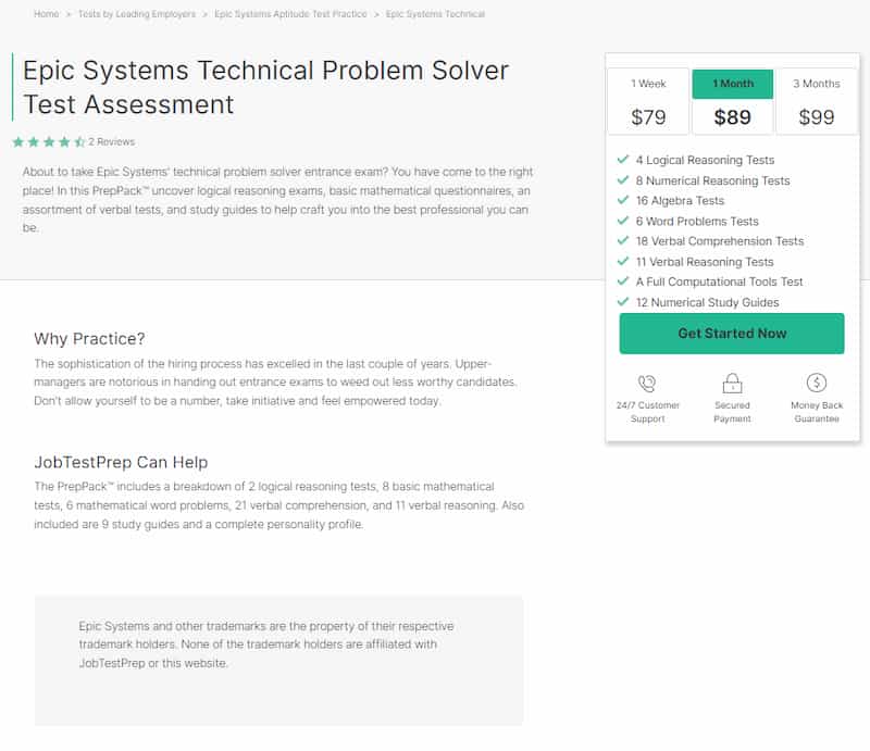 Epic Systems Test